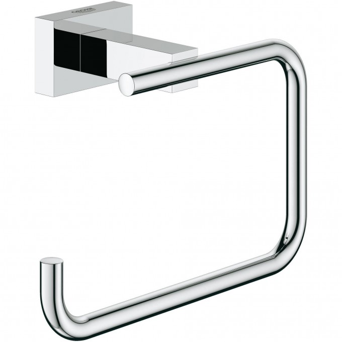 Держатель для туалетной бумаги GROHE ESSENTIALS CUBE без крышки, хром 40507001