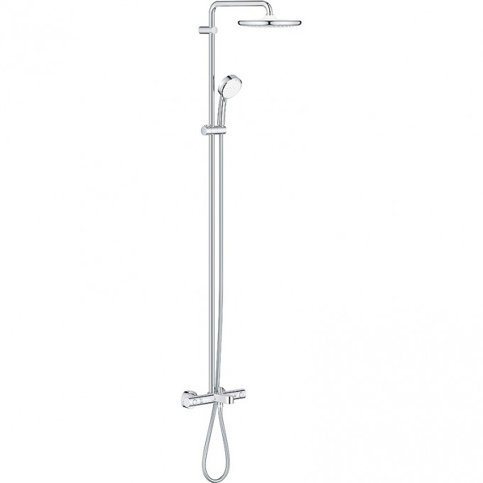 Душевая система GROHE TEMPESTA COSMOPOLITAN 250 с термостатом для ванны, настенный монтаж 26672000