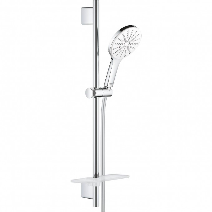 Душевой гарнитур GROHE RAINSHOWER SMARTACTIVE 130, 3 вида струй, белая луна () 26576LS0