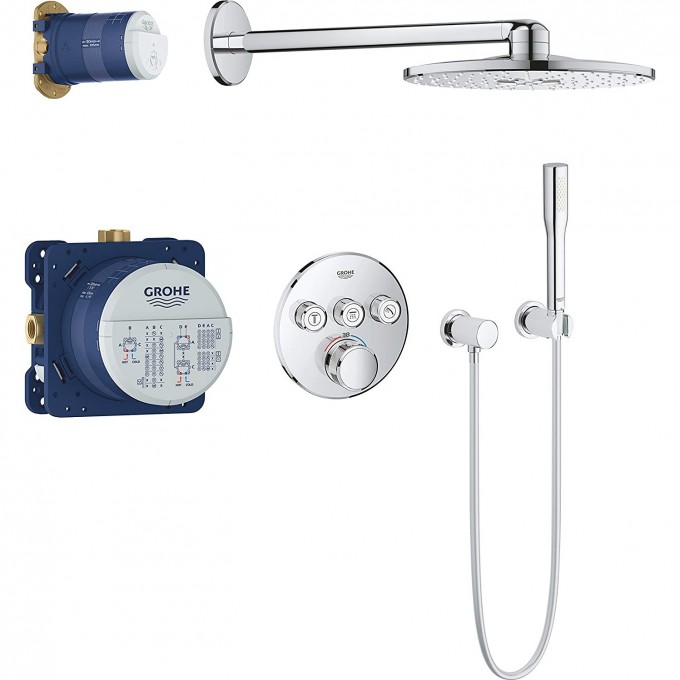 Душевой комплект 310 мм GROHE RAINSHOWER GROHTHERM SMARTCONTROL 34705000