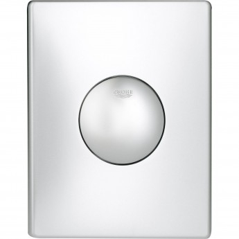 Панель смыва для унитаза GROHE SKATE (1 режим смыва), матовый хром (38573P00)
