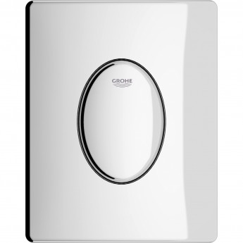 Панель смыва для унитаза GROHE SKATE AIR вертикальная (1 режим смыва), хром