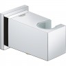 Подключение для душевого шланга GROHE EUPHORIA CUBE, с держателем, хром 26370000