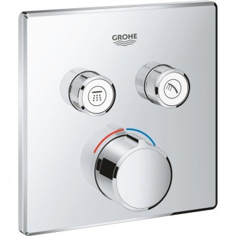 Смеситель для 2х потребителей GROHE GROHTHERM SMARTCONTROL (внешняя монтажная часть)