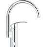 Смеситель для кухни GROHE EUROSMART NEW с высоким изливом, хром 33202002