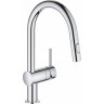Смеситель для кухни GROHE MINTA с выдвижным изливом, хром () 32321002