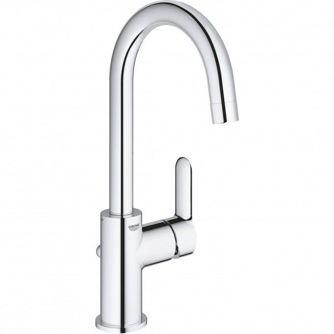 Смеситель для раковины GROHE BAUEDGE с донным клапаном, L-Size, хром 23760000