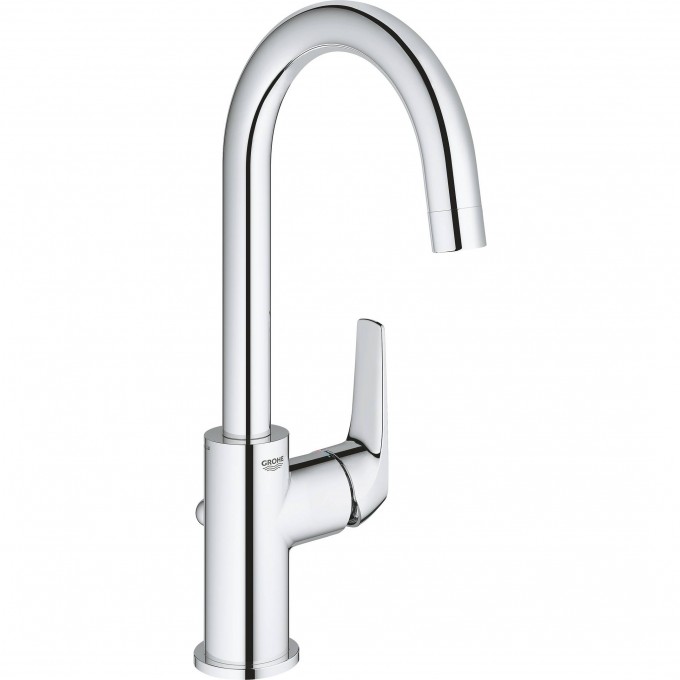 Смеситель для раковины GROHE BAUFLOW с донным клапаном, L-Size, хром () 23753000