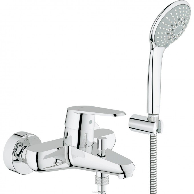 Смеситель для ванны GROHE EURODISC COSMOPOLITAN с душевым гарнитуром, хром () 33395002