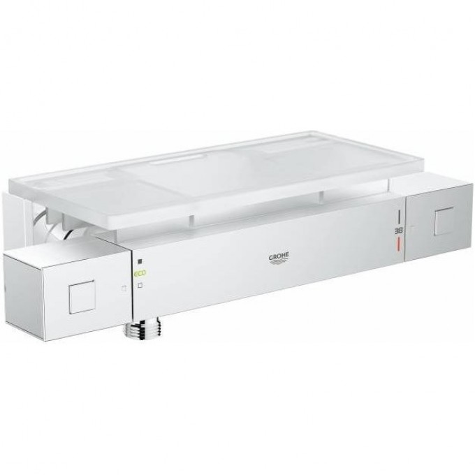 Термостатический смеситель для душа GROHE GROHTHERM CUBE с полочкой, хром 34491000
