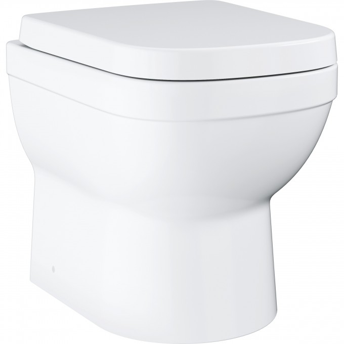 Унитаз напольный приставной GROHE EURO CERAMIC, альпин-белый 39555000