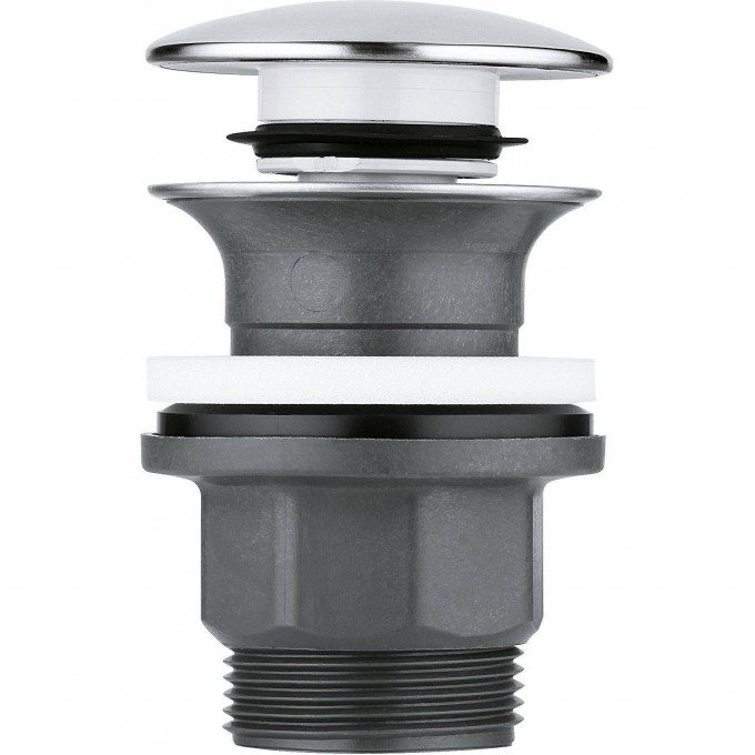 Универсальный нажимной донный клапан GROHE, хром 40824000