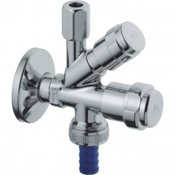 Вентиль угловой GROHE комбинированный 1/2″-3/8″ для подключения смесителей, хром Вентиль угловой GROHE комбинированный 1/2″-3/8″ для подключения смесителей, хром