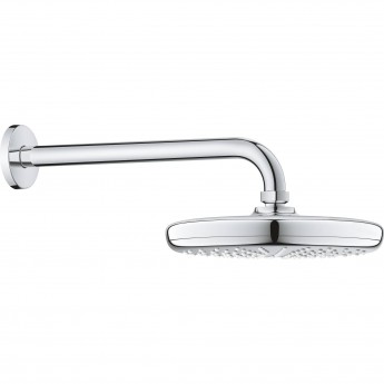 Верхний душ GROHE TEMPESTA 210 с душевым кронштейном 286 мм, хром