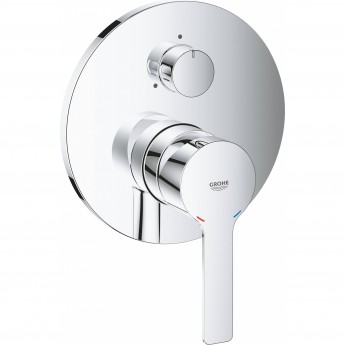 Внешняя часть смесителя для ванны GROHE LINEARE NEW с переключателем на 3 положения, хром