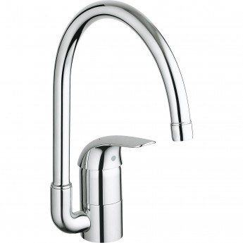 Смеситель для кухни GROHE EUROECO с высоким изливом, хром